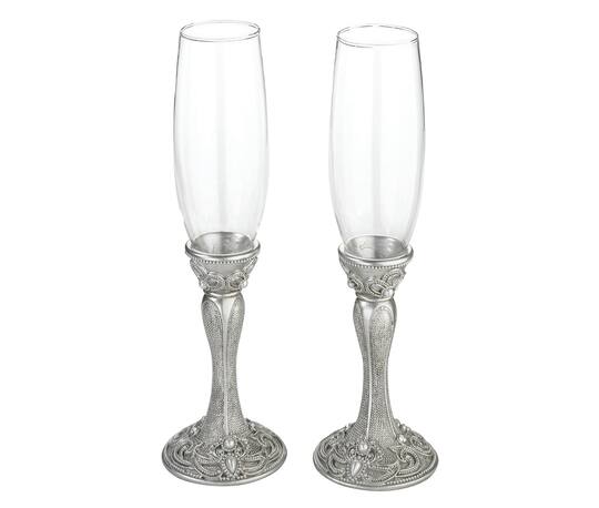 Lillian Rose Set of 2 Regal Elegance Toasting Glasses